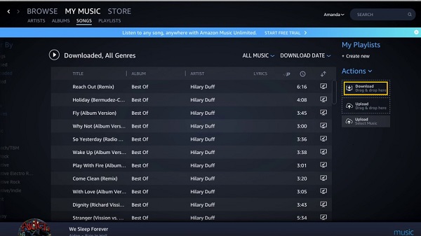 download amazon music to mp3