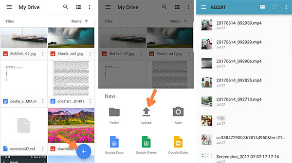 Upload Files from Android to Google Drive