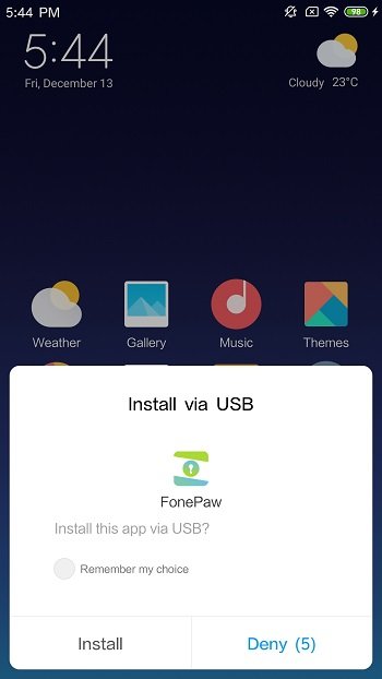 Install FonePaw App