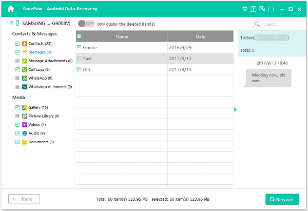 Easy to Retrieve Deleted on Devices