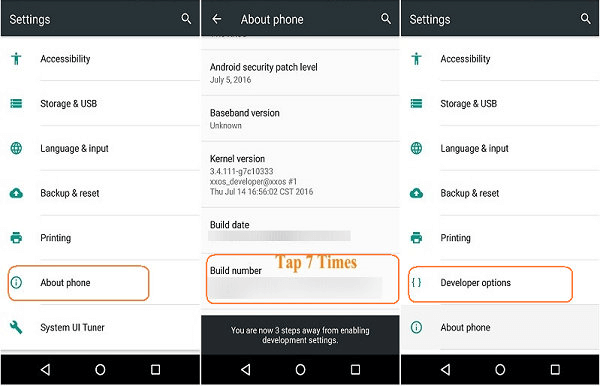 How to Enable USB Debugging on Android Phone/Tablet