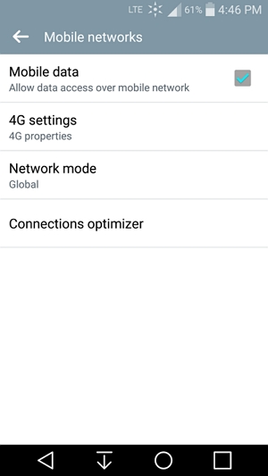 Turn off Sprint Connection Optimizer