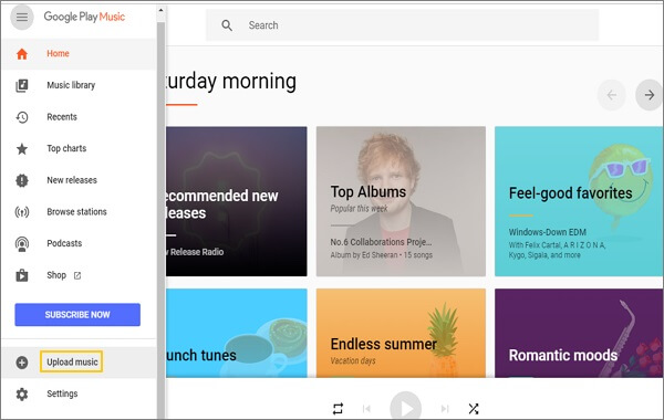 Upload iPhone Music to Google Play Music