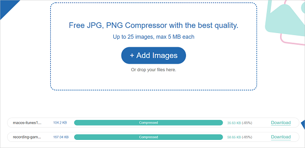 Compress JPEG Image