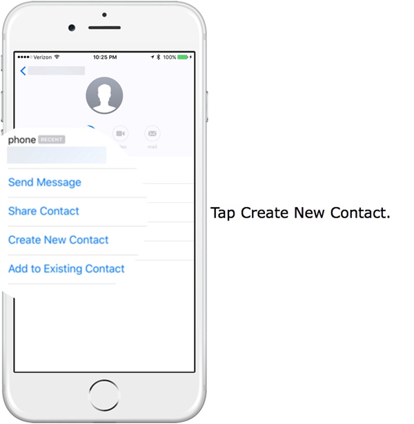 Create New Contacts