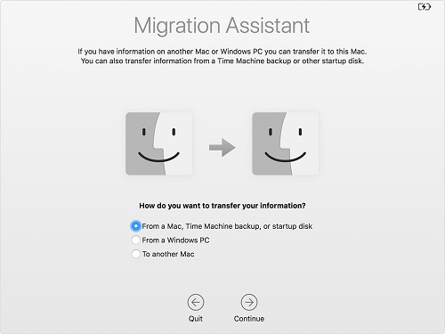 MacOS Migration Assistant