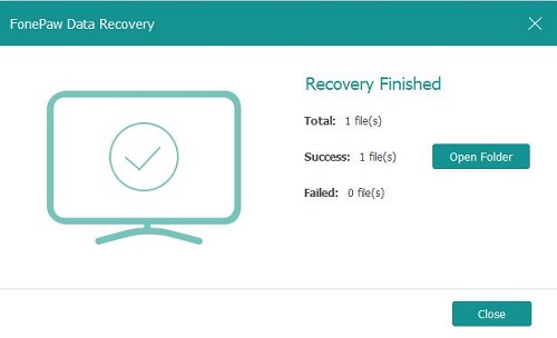 Recovery Finished