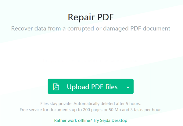 Repair PDF Online