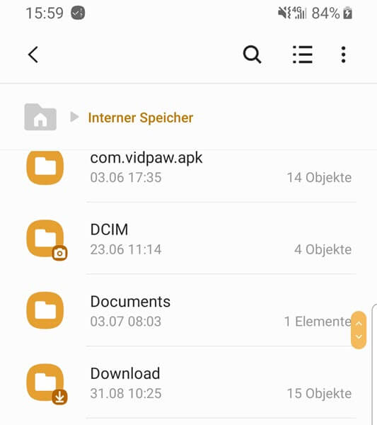 DCIM-Ordner Android