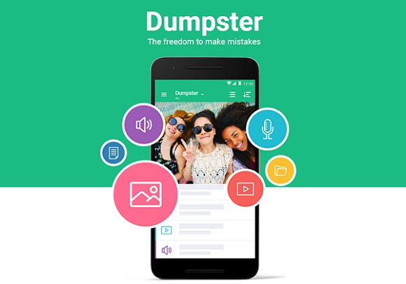 Papierkorb für Android Dumpster App