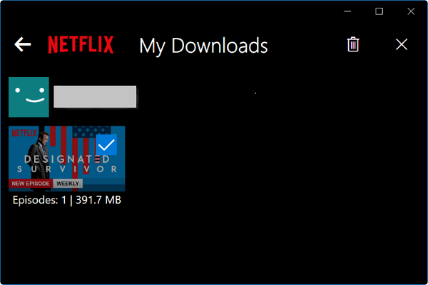 Netflix Download löschen auf PC