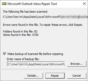 Outlook-PST wiederherstellen