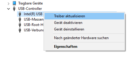  USB-Treibersoftware aktualisieren Windows