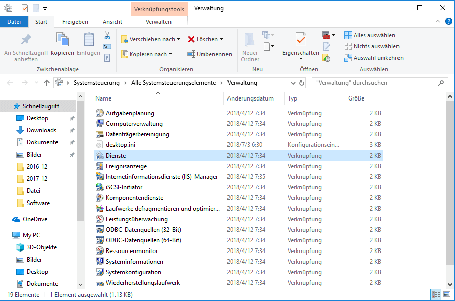 Windows Indexierungsdienst deaktivieren