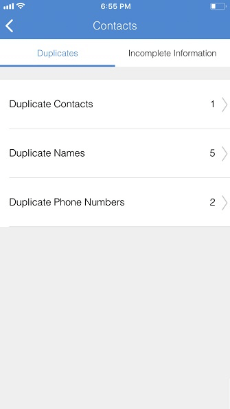 Doppelte Kontakte reinigen auf iPhone