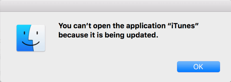iTunes kann nicht geöffnet werden da es aktualisiert wird