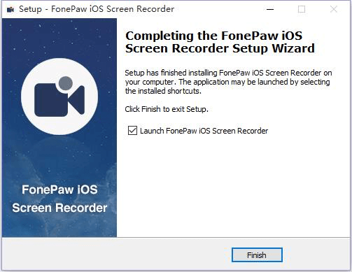 iOS Bildschirm Rekorder Setup-Wizard