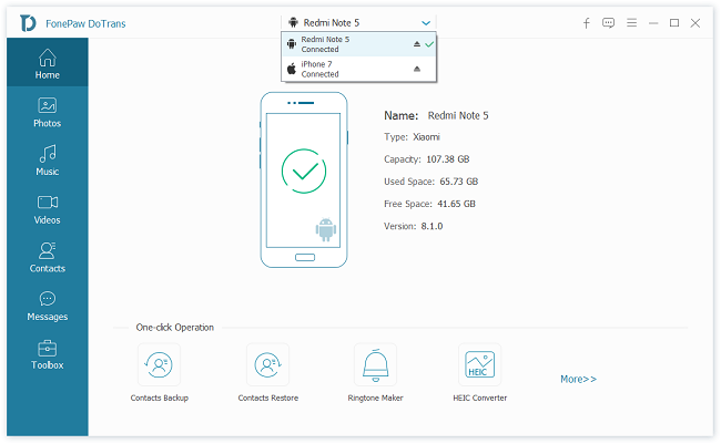 Transfer Files from Android to iPhone