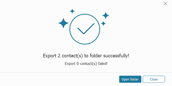 Export Contacts 