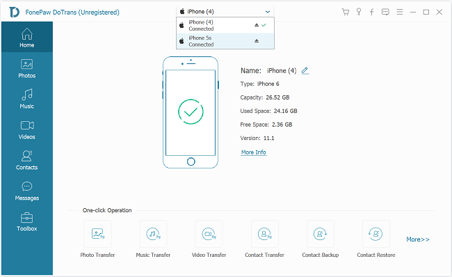 Connect Two iPhones to Transfer Data