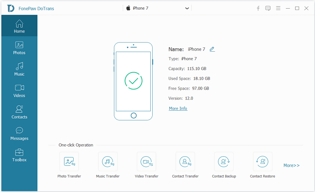 Detect iPhone by DoTrans