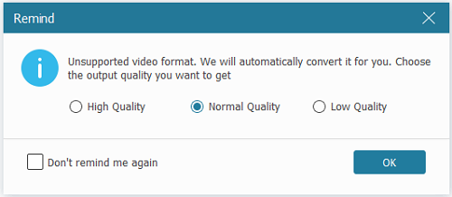 Video Format Not Supported