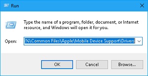 Go to Mobile Device Support Drivers Folder