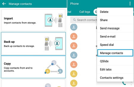 lg backup contacts to google