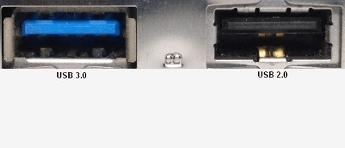 puerto de USB 3.0 vs puerto de USB 2.0
