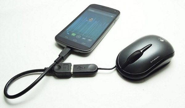 OTG conectar móvil Android con ratón