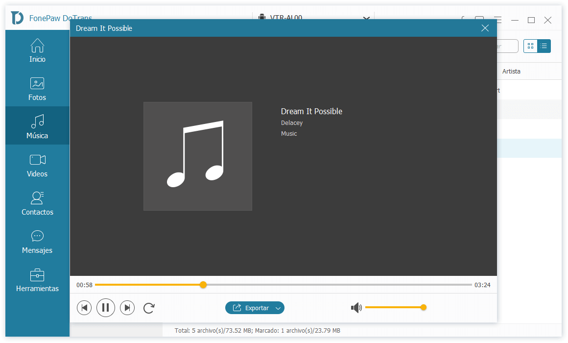 Reproducir música en PC