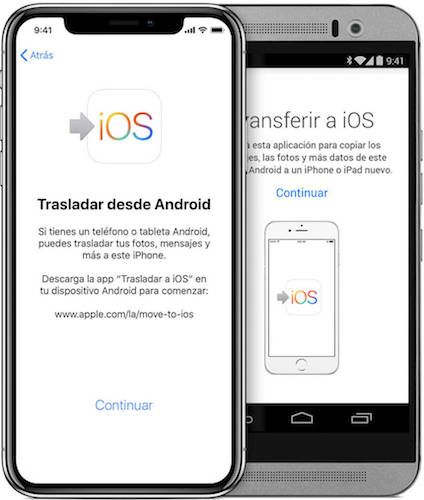 aplicación Transferir a iOS