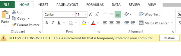 Where Are Recovered Excel Files Stored