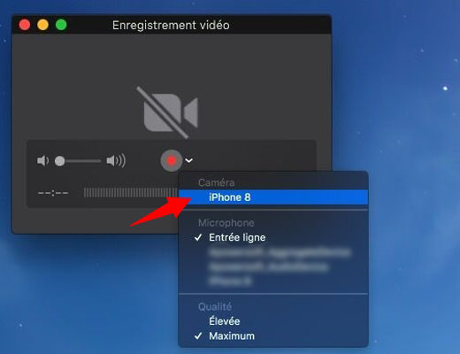 Afficher des vidéos de l’iPhone sur Mac
