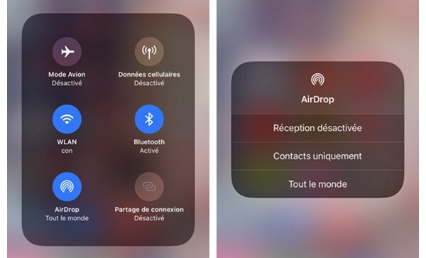 Transférer des photos d'iPhone à iPhone avec Airdrop