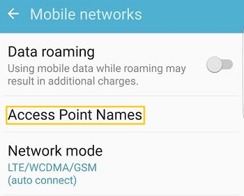 apn settings on android