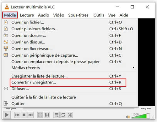 Convertir en MP3 avec VLC