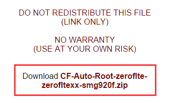 download cf auto root files