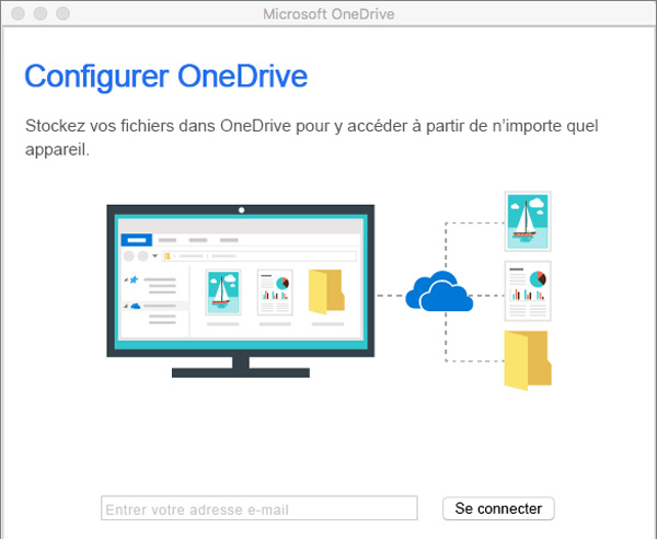 Configurer Microsoft OneDrive pour Mac