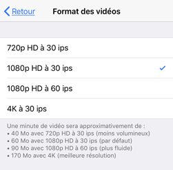 Réduire la taille d’une vidéo sur iPhone/iPad