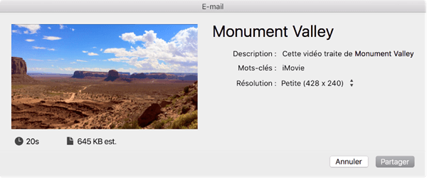 Compresser un fichier MOV sur Mac