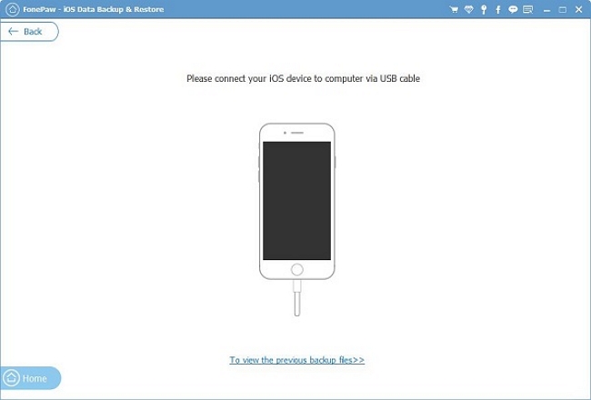 iOS Backup Connect Phone to PC