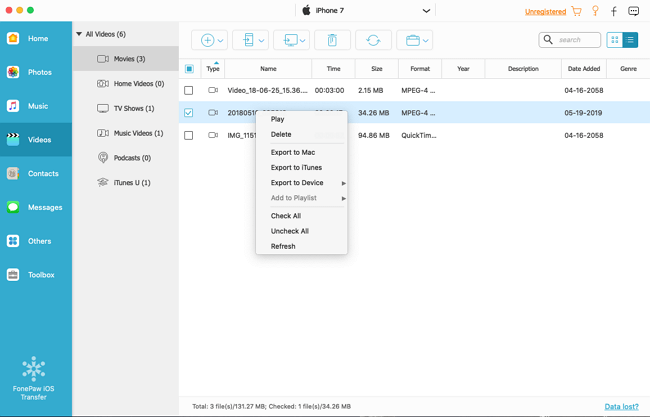 Move Files from iPhone to Mac without iTunes