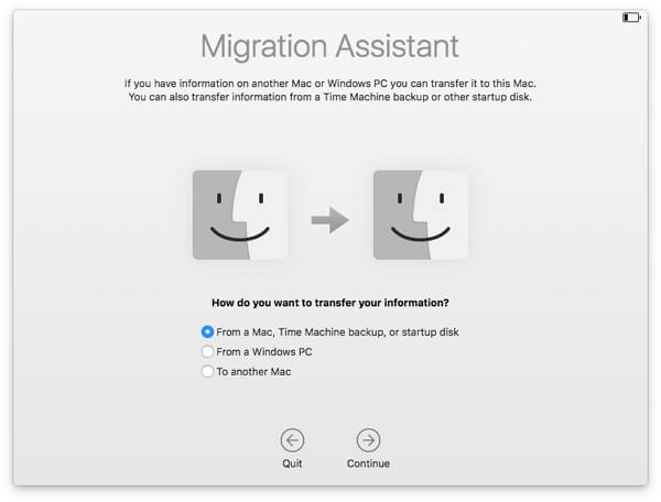 Mac Migration Assistant