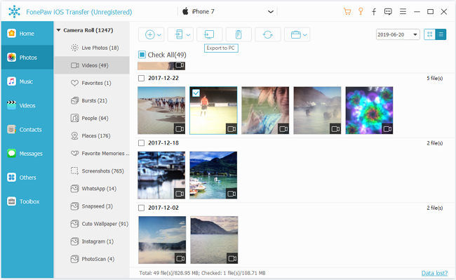 Transfer iPhone Photos to PC Laptop