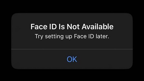 Face ID Not Avaliable