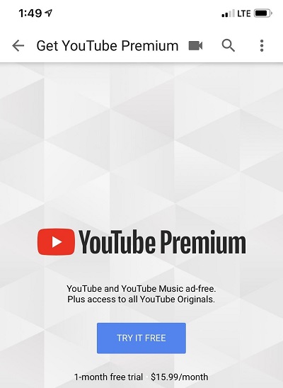 Get YouTube Premium