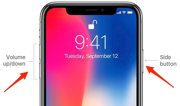 IPhone X Side Buttons