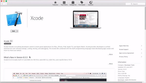 Download Xcode on Mac