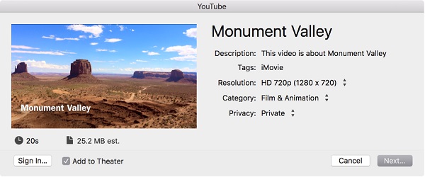 export imovie to mov